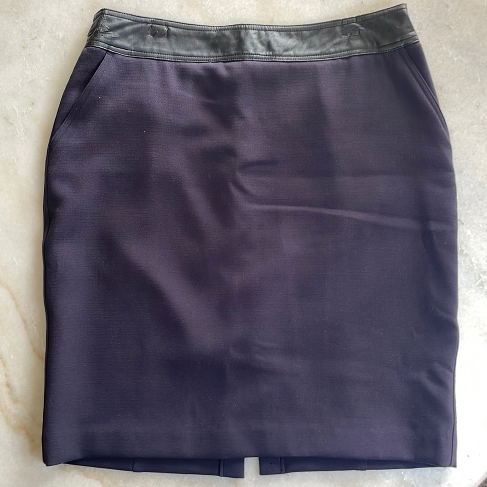 Faux Leather Top Skirt